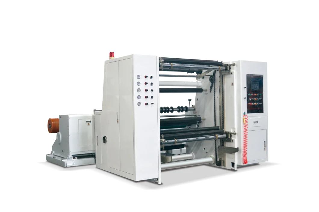 Wfq1300 PLC Control Plastic Film BOPP OPP Pet PE PVC CPP and Paper Slitting Rewinding Machine